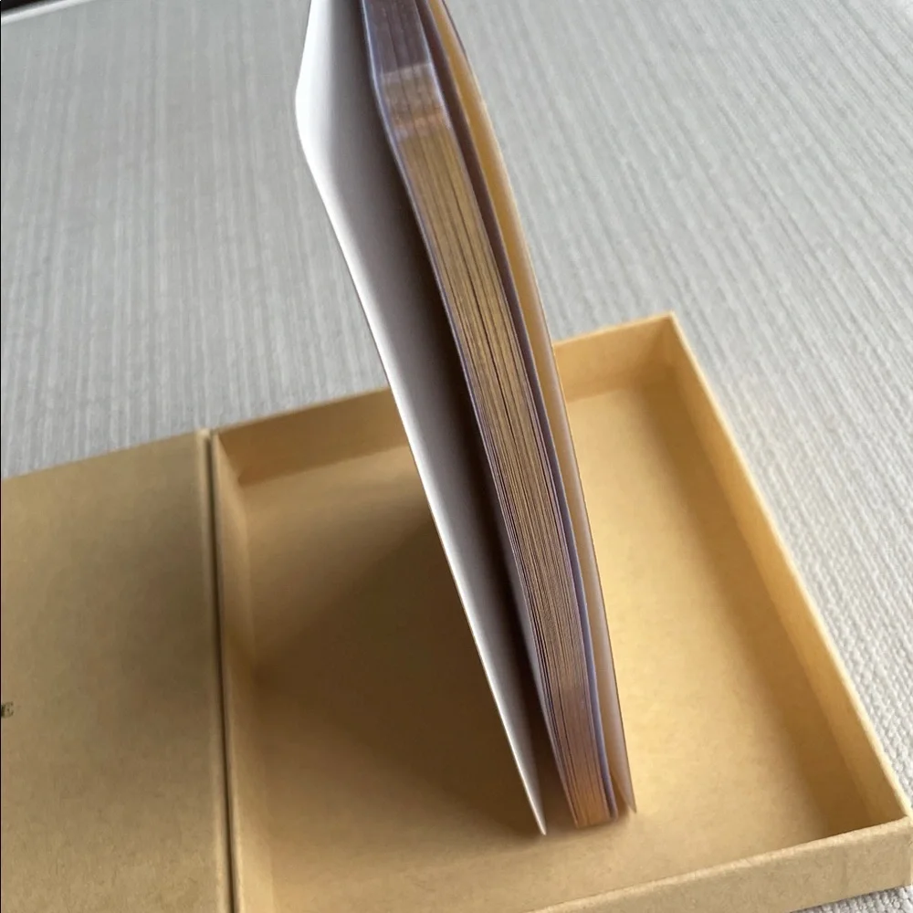 Sezane La Magie Cream Notebook in box